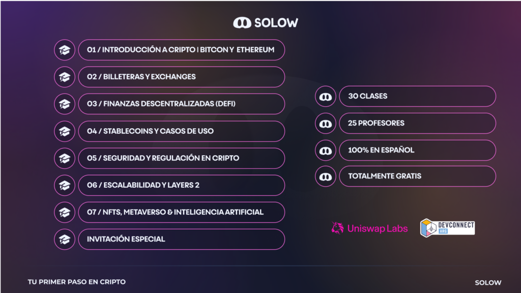 Tu Primer Paso en Cripto
Solow